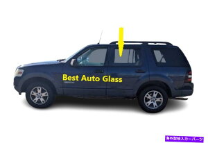 KX 2002-2006GNXv[[AoRƁAArGC^[hCo[̍㕔hAKX Fits 2002-2006 Explorer, Mountaineer, Aviator Driver Left Rear Door Window Glass