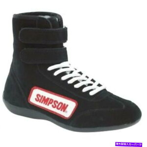 KX Vv\28950bkhCrOV[YnCgbvASFI 3.3/5AubNATCY9-1/2V Simpson 28950BK Driving Shoe High-Top, SFI 3.3/5, Black, Size 9-1/2 NEW