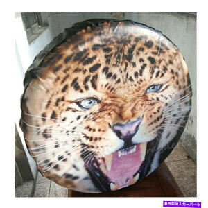 rear wheel tire cover W[vg^tH[h31 "-33"p̃XyA^CzC[\tgJo[veN^[3DqE Spare Tire Wheel Soft Cover Protector 3D Leopard For Jeep Toyota Ford 31"-33"