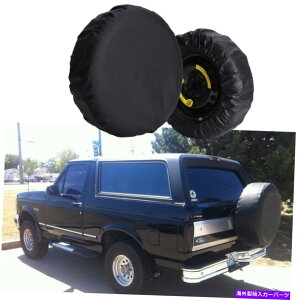 rear wheel tire cover tH[huRIĨXyA^CJo[ȍrj[zC[^CJo[ 14 " Spare Tire Cover For FORD BRONCO II Pure Black Heavy Vinyl Wheel Tyre Cover