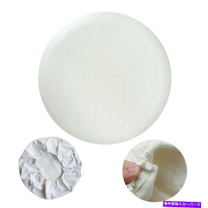 rear wheel tire cover Cەی̂߂̃XyAJ[^CJo[LsOJ[̃PA14C`zCg Spare Car Tire Cover Camper Wheel Care For Weather Protection 14 inch White