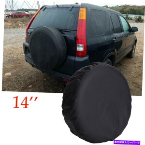 rear wheel tire cover 14 "XyAzC[^C^CJo[P[X\tgobOveN^[z_CRV CR-VɃtBbg 14" Spare Wheel Tire Tyre Cover Case Soft Bag Protector Fit For Honda CRV CR-V