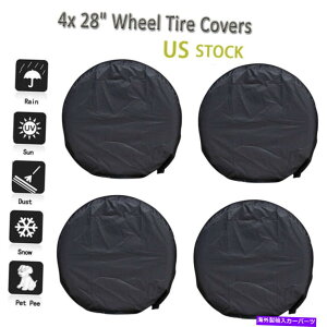 rear wheel tire cover �w�r�[�f���[�e�B�[�h��26 ����28�C���`�̎ԗւ̃^�C���J�o�[�g���b�N�J�[�L�����s���O�J�[�g���[���[ Heavy Duty Waterproof 26 to 28'' Wheel Tire Cover For Truck Car Camper Trailer
