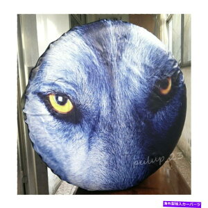 rear wheel tire cover �W�[�v�g���^SUV���a31-33�̐V�����X�y�A�^�C���z�C�[���\�t�g�J�o�[3D�X�m�[�E���t  New Spare Tire Wheel Soft Cover 3D Snow Wolf For Jeep Toyota SUV Diameter 31-33�y���s�A���i�z