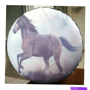 rear wheel tire cover W[vg^tH[h29-31̂߂3DuEz[Xt̐VXyA^CzC[\tgJo[ " New Spare Tire Wheel Soft Cover With 3D Brown horse For Jeep Toyota Ford 29-31"