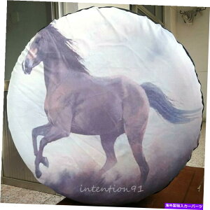 rear wheel tire cover W[vg^tH[h29-31̂߂3DuEz[Xt1PCXyA^CzC[\tgJo[ 1pc Spare Tire Wheel Soft Cover With 3D Brown horse For Jeep Toyota Ford 29-31"