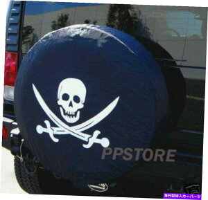 rear wheel tire cover W[vO[ɍ\̃^CJo[17C`17 "TCYXLzC[CW Spare Tire Cover Fit For Jeep WRANGLER 17 inch 17" Size XL Wheel PIRATE SKULL