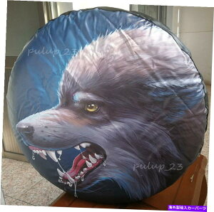 rear wheel tire cover �W�[�v�g���^�t�H�[�h31 32 33 �̂��߂̃X�y�A�^�C���z�C�[���\�t�g�J�o�[�E���t�p�^�[���o�b�W Spare Tire Wheel Soft Cover Wolf Pattern Badge For Jeep Toyota Ford 31 32 33�y���s�A���i�z