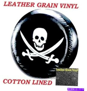 rear wheel tire cover z_CRV̊CW̗ntrj[XyAzC[^C\tgJo[veN^[27 " LINED VINYL Spare Wheel Tire Soft Cover Protector 27" For Honda CRV Pirate Skull