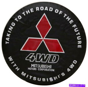 rear wheel tire cover 32 "33"VԂ̃XyAzC[^CJo[OH4WDubNwr[f[eBrj[ 32" 33" New Car Spare Wheel Tire Cover For Mitsubishi 4WD Black Heavy Duty Vinyl