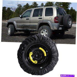 rear wheel tire cover 16 PVC���U�[�X�y�A�^�C���z�C�[���^�C���J�o�[�W�[�v���o�e�B2002-2012�u���b�N�Ƀt�B�b�g 16 PVC Leather Spare Tire Wheel Tyre Cover Fit For Jeep Liberty 2002-2012 Black�y���s�A���i�z