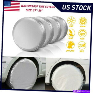 rear wheel tire cover 27'-29 '�h���z�C�[���^�C���J�o�[�T���v���e�N�^�[�g���b�N�J�[RV�g���[���[SUV G 27'-29' Waterproof Wheel Tire Covers Sun Protector Truck Car RV Trailer SUV G�y���s�A���i�z