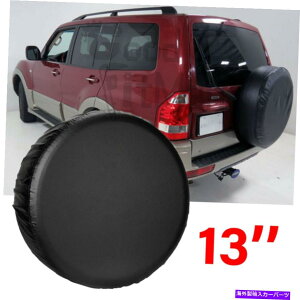 rear wheel tire cover 13 "DIYXyA^C^CzC[Jo[veN^[Mitsubishi̍ 13" DIY Spare Tire Tyre Wheel Cover Protector Thickening Black For Mitsubishi