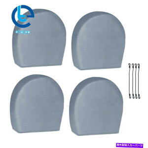 rear wheel tire cover 4xRV^C/zC[Jo[LsOJ[g[[gbNJ[24 "-26.5" 4xRV Tire/Wheel Covers Camper Trailer Truck Car 24"-26.5" Diameter