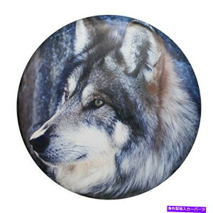 rear wheel tire cover W[vg[[Lp[SUV RVp14 "XyA^CJo[EtzC[veN^[pbh 14" Spare Tire Cover WOLF Wheel Protector Pads for Jeep Trailer Camper SUV RV