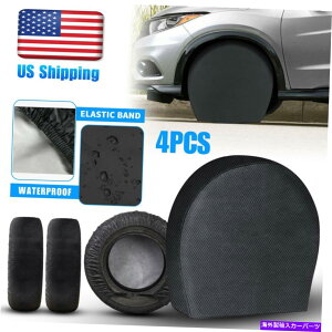 rear wheel tire cover 4PCS�h��32 �z�C�[���^�C���J�o�[RV�g���b�N�J�[�L�����p�[�g���[���[�T���v���e�N�^�[ 4PCS Waterproof 32 Wheel Tire Cover RV Truck Car Camper Trailer Sun Protector
