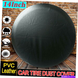 rear wheel tire cover 14C`jo[TzC[XyA^CJo[PUU[g[[pRVJ[gbNɓKĂ܂ 14inch Universal Wheel Spare Tire Cover PU Leather Fit for Trailer RV Car Truck