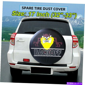 rear wheel tire cover 17C`̃XyAzC[^C^CJo[obOveN^[VWg^RAV4 CRṼIt 17Inch Spare Wheel Tire Tyre Cover Bag Protector BACK OFF for VW Toyota RAV4 CRV