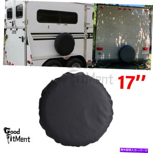 rear wheel tire cover 17 "Ԃ̃XyA^CJo[zC[ubNی31" -33 ''jo[TpTCYXL 17" Car Spare Tire Cover Wheel Black Protection 31"-33'' Size XL For Universal