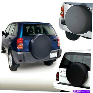 rear wheel tire cover 16 "^CP[XU[veN^[XyAzC[XyA^CJo[ubNjo[T 16" Tyre Case Leather Protector Spare Wheel Spare Tire Cover BLACK Universal