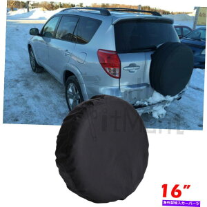 rear wheel tire cover g^RAV4 1996-2021 16 "XyA^C^CzC[Jo[sAubNwr[f[eB For Toyota RAV4 1996-2021 16" Spare Tire Tyre Wheel Cover Pure Black Heavy Duty