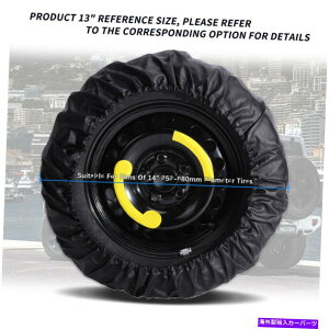 rear wheel tire cover 14 "z_̂߂̃XyAzC[^CJo[\tgU[veN^[1997-2016 CR-V 14" Spare Wheel Tire Cover Soft Leather Protector For Honda 1997-2016 CR-V