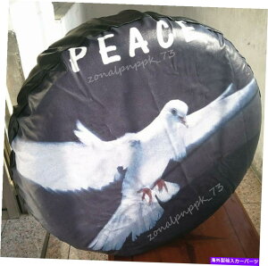 rear wheel tire cover �X�y�A�^�C���z�C�[���\�t�g�J�o�[�v���e�N�^�[3D���a���̃t�H�[�h�W�[�v29 30 31  Spare Tire Wheel Soft Cover Protector 3D Peace dove For Ford Jeep 29 30 31�y���s�A���i�z