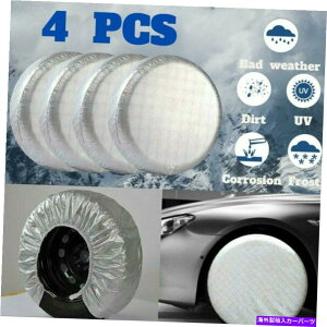 rear wheel tire cover �z�C�[���^�C���́ARV�g���b�N�J�[�L�����p�[�g���[���[26 27 ''���a�̕ی�҂��J�o�[���Ă��܂� Wheel Tire Covers Protecters For RV Truck Car Camper Trailer 26 27'' Diameter