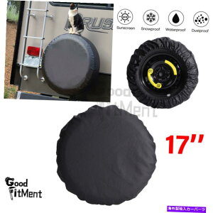 rear wheel tire cover 17 "XyA^CJo[zC[ی31" -33 ''\tgU[TCYxljo[T 17" Spare Tire Covers Wheel Protection 31"-33'' Soft Leather Size XL Universal