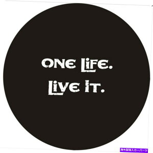 rear wheel tire cover 32 33�Ԃ̃X�y�A�z�C�[���^�C���J�o�[1�̐l���̃��C�uit�w�r�[�f���[�e�B�r�j�[���u���b�N 32 33 Car Spare Wheel Tire Covers For One Life Live It Heavy Duty Vinyl Black�y���s�A���i�z