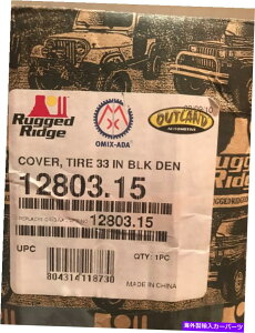rear wheel tire cover XyA^CJo[W[vO[JKubN33 "ȃbW12803h[XgO Spare Tire Cover Jeep Wrangler JK Black 33" Rugged Ridge 12803 draw string