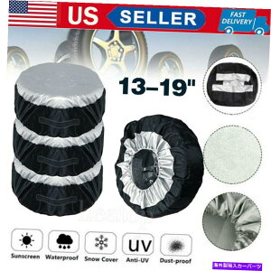 rear wheel tire cover 13 "-19"J[XyA^C[Jo[hSUVzC[veN^[obO^CV 13"-19" Car Spare Tire Storage Cover Waterproof SUV Wheel Protector Bag Tyre NEW