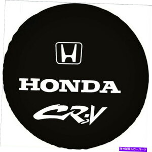 rear wheel tire cover 14C`XyAzC[^CJo[veN^[z_CR-VVo[S̏drj[ 14INCH Spare Wheel Tire Covers Protector Heavy Vinyl For Honda CR-V Silver Logo