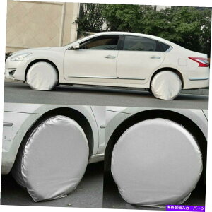 rear wheel tire cover 4�̃^�C���J�o�[�z�C�[��RV���[�^�[�z�[���g���[���[�J�[�T���v���e�N�^�[�t�B�b�g27 ����29 Set of 4 Tire Covers Wheel RV Motorhome Trailer Car Sun Protector Fit 27 to 29�y���s�A���i�z