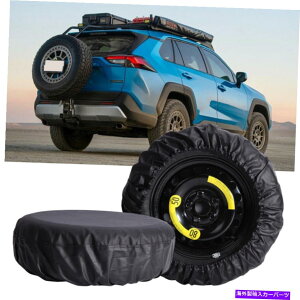 rear wheel tire cover g^RAV4̏ꍇ15 "XyA^C^CzC[Jo[TAhCɑ΂ďȃJo[ For Toyota RAV4 15" Black Spare Tire Tyre Wheel Cover Pure Against Sun & Rain