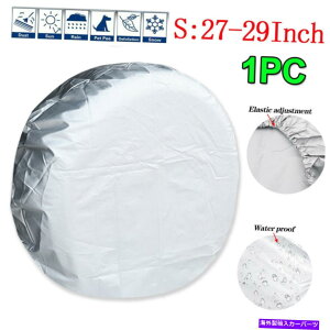 rear wheel tire cover 1PCS 27-29 ''�z�C�[���^�C���J�o�[�J�o�[�z�C�[���P�[�X�v���e�N�^�[�g���b�N�g���[���[�L�����s���O�J�[�p 1PCS 27-29'' Wheel Tire Cover Wheel Case Protector Bag For Truck Trailer Camper