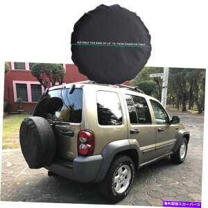 rear wheel tire cover 15 �X�y�A�^�C���^�C���z�C�[���J�o�[�W�[�v���o�e�B�̃w�r�[�f���[�e�B�r�j�[���f��02-13 15 Spare tire tyre Wheel Cover Heavy Duty Vinyl Material For Jeep Liberty 02-13�y���s�A���i�z
