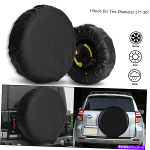 rear wheel tire cover 15 "DIYg[[XyA^C^CzC[Jo[sAubNwr[f[eB[rj[f 15" DIY trailer Spare Tire tyre Wheel Cover Pure black Heavy Duty Vinyl Material