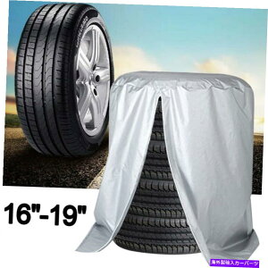 rear wheel tire cover J[^CJo[veN^[X^bNV_[h[XgOx[XXg[WobO16 "-19" Car Tire Cover Protector Stacked Cylinder Drawstring Base Storage Bag 16"-19"