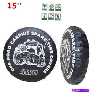 rear wheel tire cover 15 ''���j�o�[�T���V�����X�y�A�z�C�[���^�C���^�C���J�o�[�P�[�X�v���e�N�^�[���ׂĂ̎ԂɓK���Ă��܂� 15'' Universal New Spare Wheel Tire Tyre Cover Case Protector Fit For All Cars�y���s�A