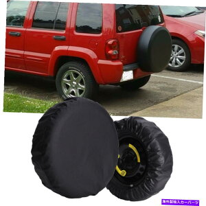 rear wheel tire cover �W�[�v���o�e�B�p15 �X�y�A�^�C���^�C���z�C�[���J�o�[�����ȍ���PVC���U�[�r�j�[�� For Jeep Liberty 15 Spare Tire Tyre Wheel Cover Pure Black PVC Leather Vinyl�y���s�A���i�z