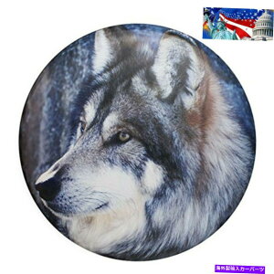 rear wheel tire cover hXyA^CJo[14 "W[vCRV RAV4LsOJ[pIIJ~zC[veN^[ Waterproof Spare Tire Cover 14" Wolf Wheel Protector For Jeep CRV RAV4 Camper