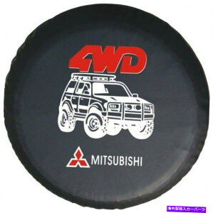 rear wheel tire cover OH̎Ԃ̃XyAzC[^CJo[4WDubNwr[f[eBrj[28 "29" Car Spare Wheel Tire Covers For Mitsubishi 4WD Black Heavy Duty Vinyl 28" 29"