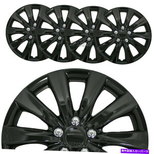rear wheel tire cover 16 "4̍zC[Jo[tnuLbṽXibvR16^CX`[ 16" Set of 4 Black Wheel Covers Snap On Full Hub Caps fits R16 Tire & Steel Rim