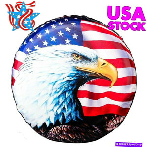 rear wheel tire cover J[W[vO[oeBRV 17 "C[OUSAzC[hܗp̃XyA^CJo[ Spare Tire Cover For Car Jeep Wrangler Liberty RV 17" Eagle USA Wheel Waterproof