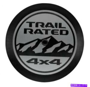 rear wheel tire cover 18-19�W�[�v�����O���[JL�g���C���ƕ]��4x4�r�j�[���X�y�A�^�C���J�o�[�t�@�N�g���[���[�p�[ 18-19 Jeep Wrangler JL Trail Rated 4x4 Vinyl Spare Tire Cover Factory Mopar New�y���s�A���i�z
