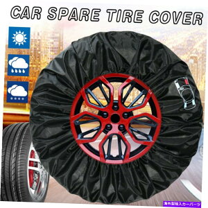 rear wheel tire cover 16 '' -23 ''���j�o�[�T���J�[�X�y�A�^�C���z�C�[���ی�J�o�[�X�g���[�W�o�b�O�L�����[�g�[�g 16''-23'' Universal Car Spare Tire Wheel Protection Cover Storage Bag Carry Tote�y���s�A���i�z