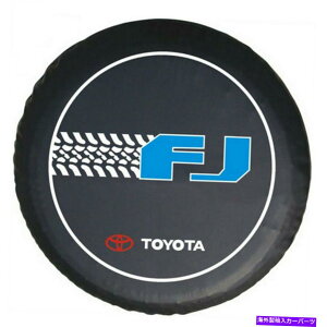 rear wheel tire cover 17C`XyAzC[یJo[g^FJN[U[S̃wr[f[eBrj[ 17INCH Spare Wheel Protective Covers Heavy Duty Vinyl For Toyota FJ Cruiser Logo
