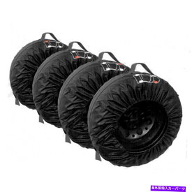 rear wheel tire cover （4）13 "-16"車の季節のタイヤ保護カバーは、トヨタ車に備えて予備のキャリーキャリー (4) 13"-16" Car Seasonal Tyre Protection Cover Carry Spare Fit for Toyota Car