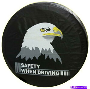 rear wheel tire cover 16C`PVCU[J[XyAzC[یJo[wr[f[eBrj[^CubN 16INCH PVC Leather Car Spare Wheel Protective Covers Heavy Duty Vinyl Tire Black